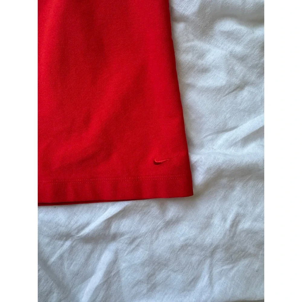 Nike Dri-FIT Orange Cropped Yoga Pants Flare Leg Women's Sz Large Y2k